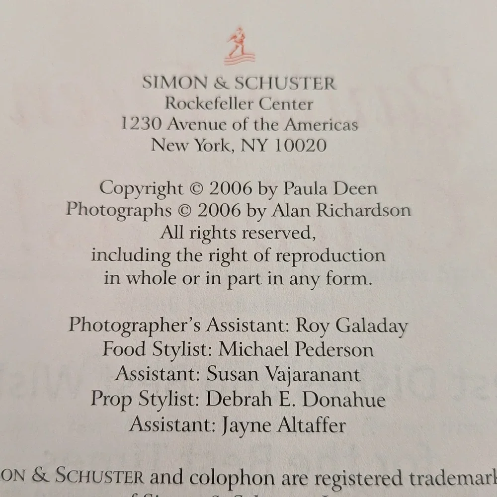 Paula Deen Celebrates! Hardcover Cookbook 2006 Southern Recipes Holidays Events